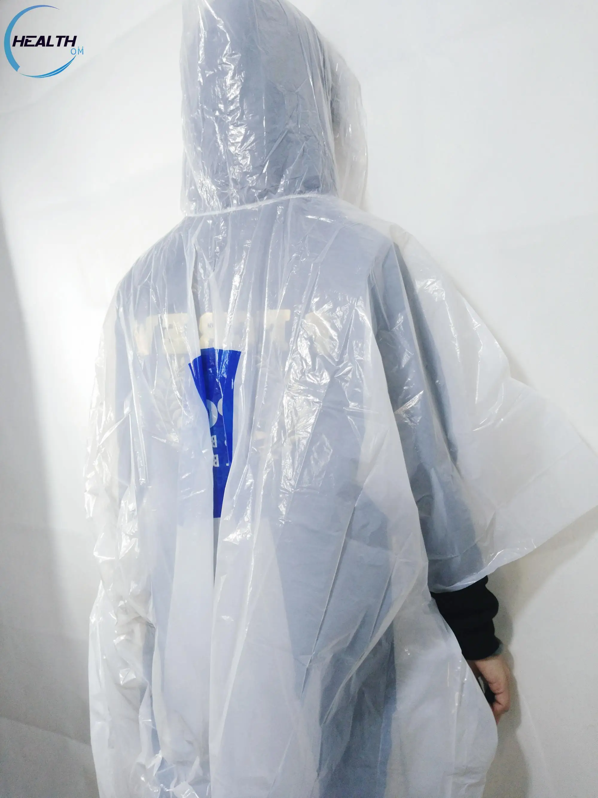 Adult Enough Length Waterproof Raincoat,Transparent Rain Poncho