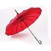 Best quality gradient color auto open straight umbrella innovative promotion pagoda parasol umbrella
