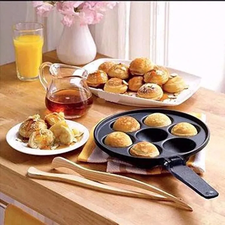 Cast Iron Ebelskiver Tool Ebelskiver Pan Aebleskiver Stuffed Pancake