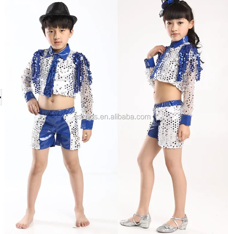 In Stock Western Dance Costumes Sequined Jazz Dance Dress Performance