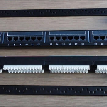 12 port patch panel wall mount