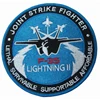 LOCKHEED MARTIN F-35 LIGHTNING II JOINT STRIKE FIGHTER US AIR FORCE NAVY PATCH