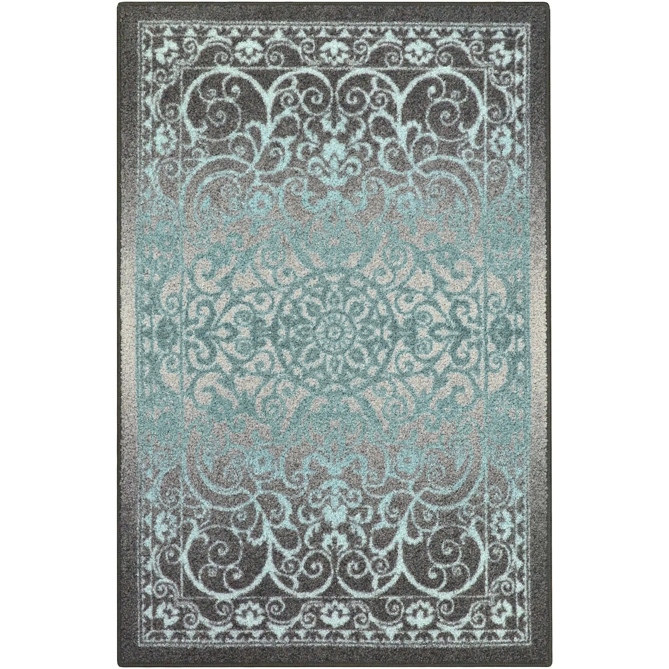 Grey And Blue Area Rugs Find Deals On Get Quotations Maples Rugs Area Pelham 5 X 7 Non Slip Large Rug