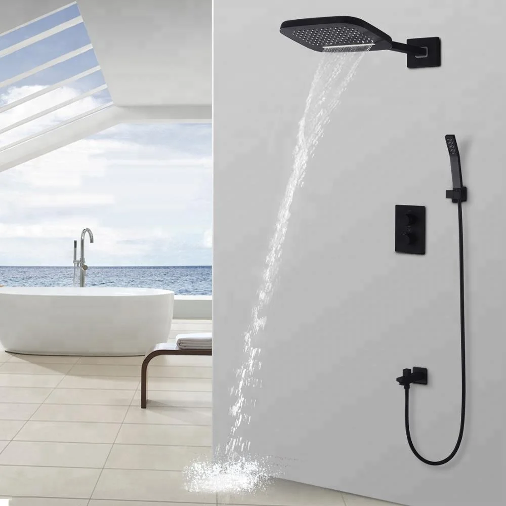 Black Wall Ceiling Mounted Rain Shower Head Buy Ceiling Rain Shower Ceiling Mounted Rain Shower Head 20 Inch Rain Shower Head Product On Alibaba Com