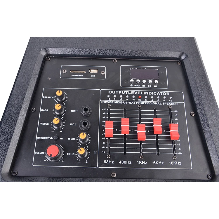 Professional Outdoor 2.0 Active Stage Speaker 10/12 Inch Big Stage