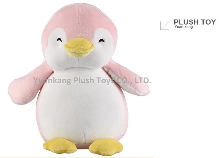 pink penguin plush