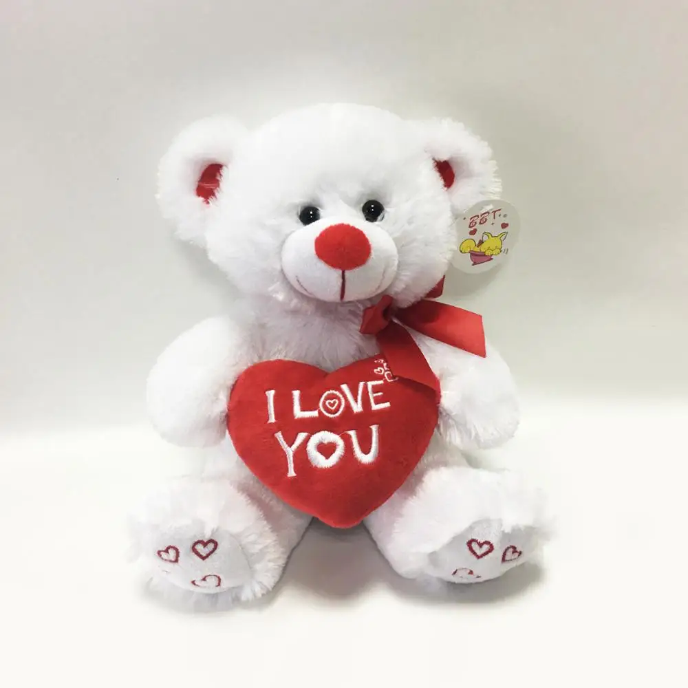 2017 Wholesale Valentines Stuffed Soft Plush Teddy Toy Bear With Heart ...