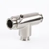 Stainless Steel Heat Jacket Tee/Insulating Triclamp Pipe Tee