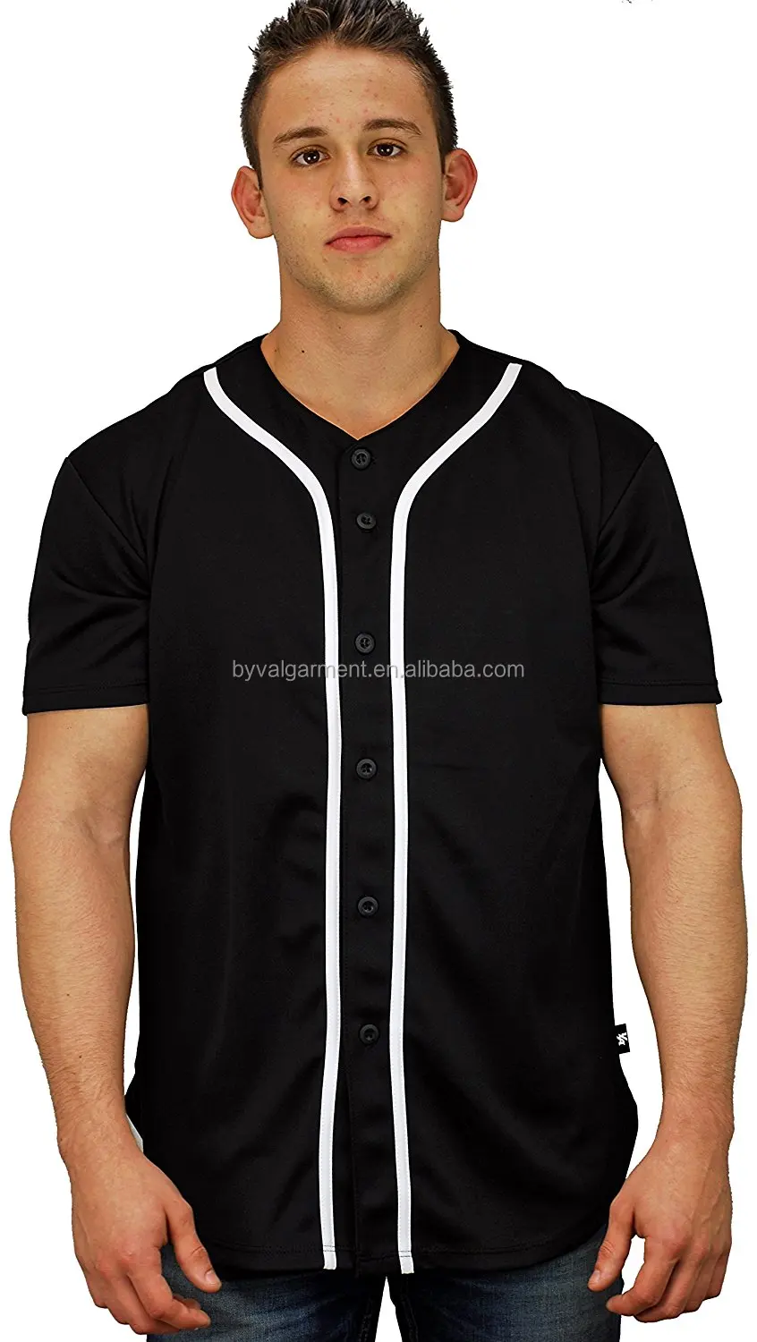 Blank Baseball Jersey Wholesale 100 Polyester Cheap Baseball Uniforms