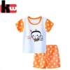 cute and fashion children short sleeve pajamas kids cotton underwear baby pajamas