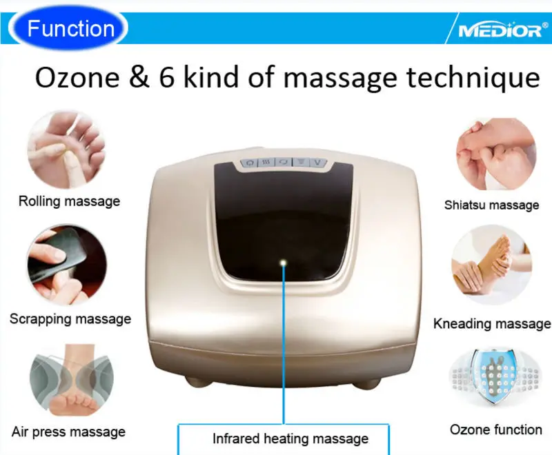 Automatic Ionic Detox Foot Massage Equipment Infrared Foot Reflexology