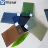 4mm 5mm 6mm 8mm thin paint color tempered glass cost per square meter foot