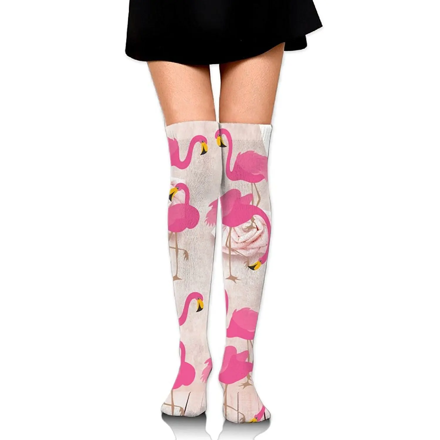 pink knee high athletic socks