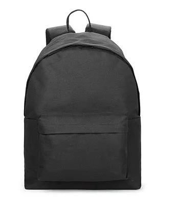 plain black backpack for school