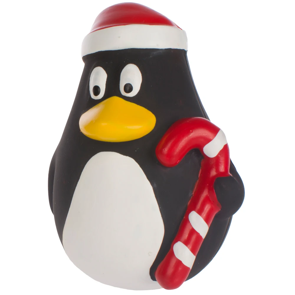 penguin dog toy