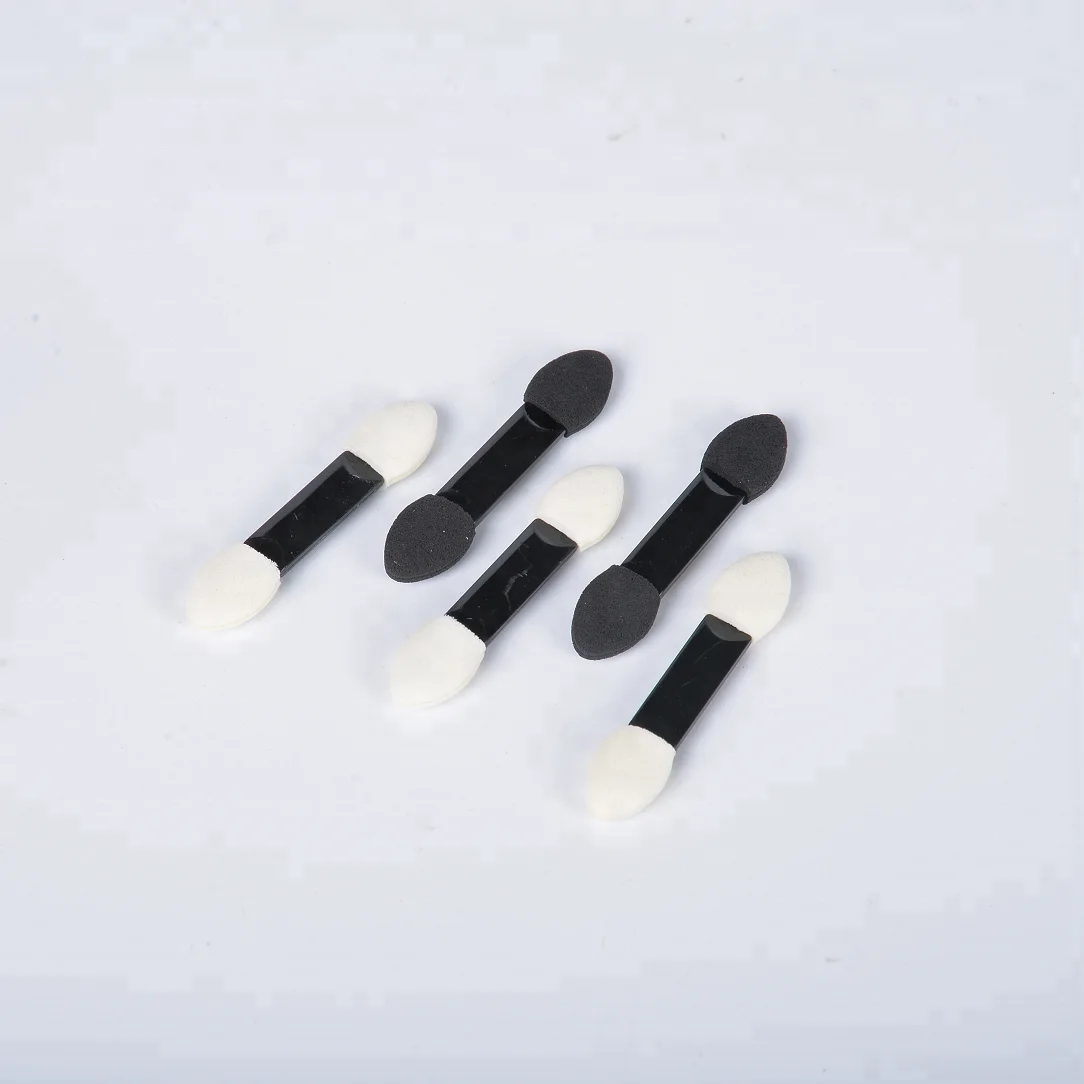 
Disposable Dual Sided Eyeshadow Brush Sponge Tipped Oval Makeup Brush Eyeshadow Applicator 