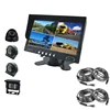 Directory Factory China Truck Backup Wired Camera and 7 inch Rear View Quad Monitor For Truck & Bus