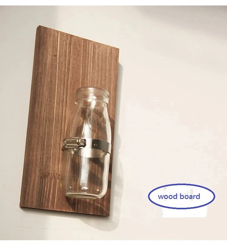 Lovely Clear Glass Wall Vase Small Living Wall Hanging Planters Buy