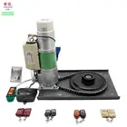 交流220ボルト50 hz 200ワット300キログラムチェーンドライブアンチドロップリモコン自動電気ローリングシャッタードアオペレータ