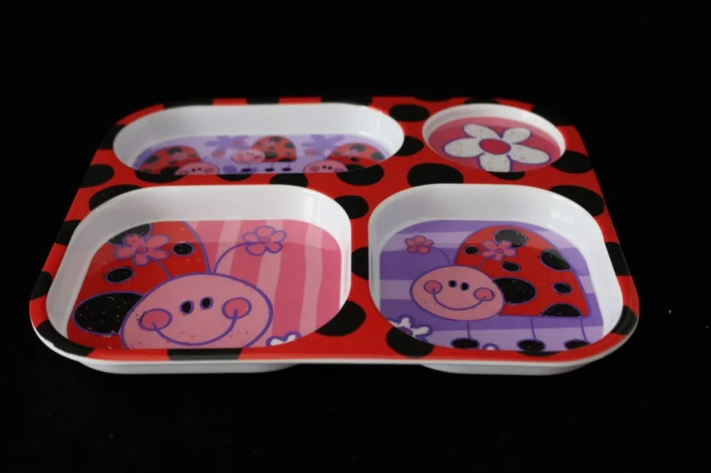 kid's 100%melamine plate