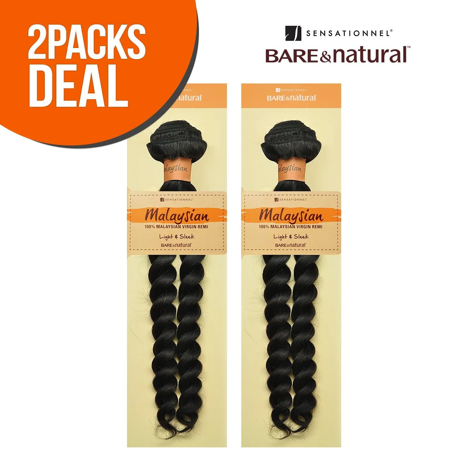 Buy 2 Pack Deals Sensationnel Unprocessed Malaysian Virgin Remy
