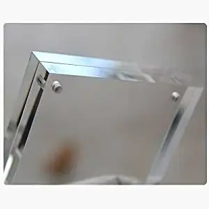 Clear Acrylic Picture Frame; Magnetic Acrylic Photo Frames, Thick Desktop Frames (5x7)