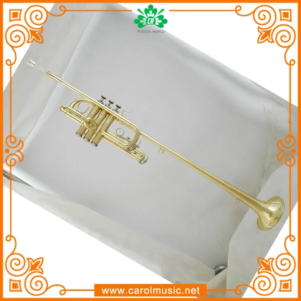 Tr030 Professional Gold Laquer Flag Trumpet/herald Trumpet Buy Herald