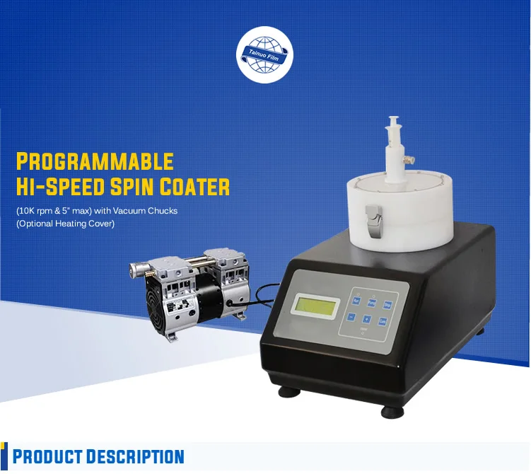 spin coater machine with vacuum pump