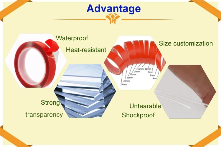 Doublesided Pet Red Film Tape Buy Heat Resistant Double Sided Pet