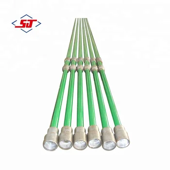 Deep well oil sucker rod pump for well drilling