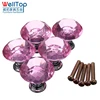 30mm Crystal Glass Diamond Door Handles Home Kitchen Cabinet Cupboard Drawer Pulls Wardrobe Knobs vt-01.074