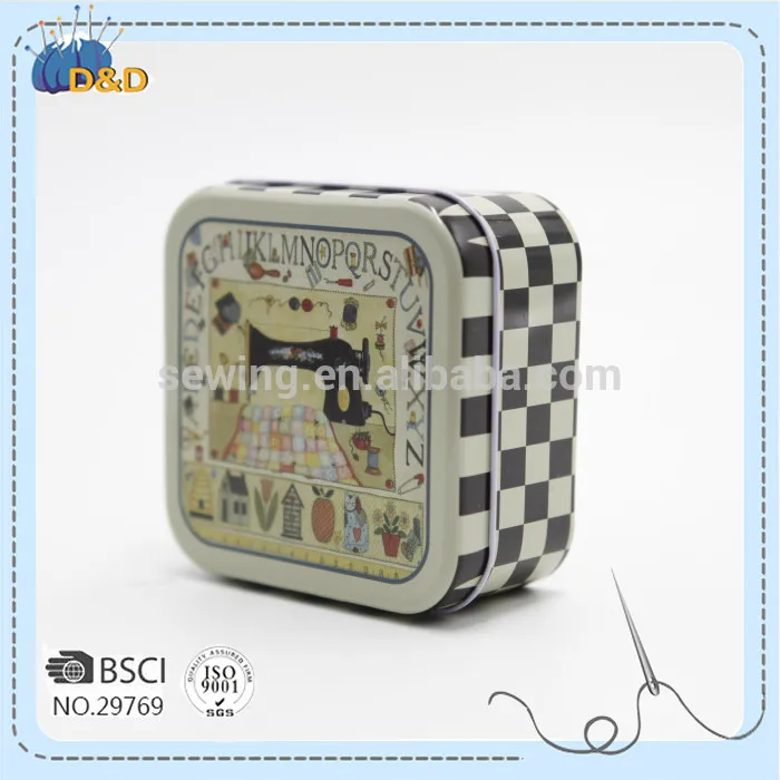 D&d Sewing Notions Metal Sewing Box Sewing Kit For Home & Travelling