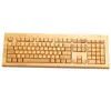 China factory OEM wireless computer bamboo keyboard with big buttons, blank keyboard