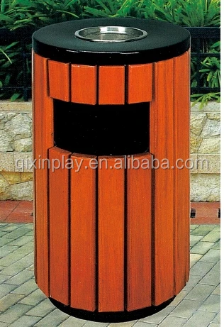 Luxury Wood Decorative Outdoor Hanging Trash Can Qx 149h Buy Trash   HTB14OcdIXXXXXa5XpXXq6xXFXXXL 