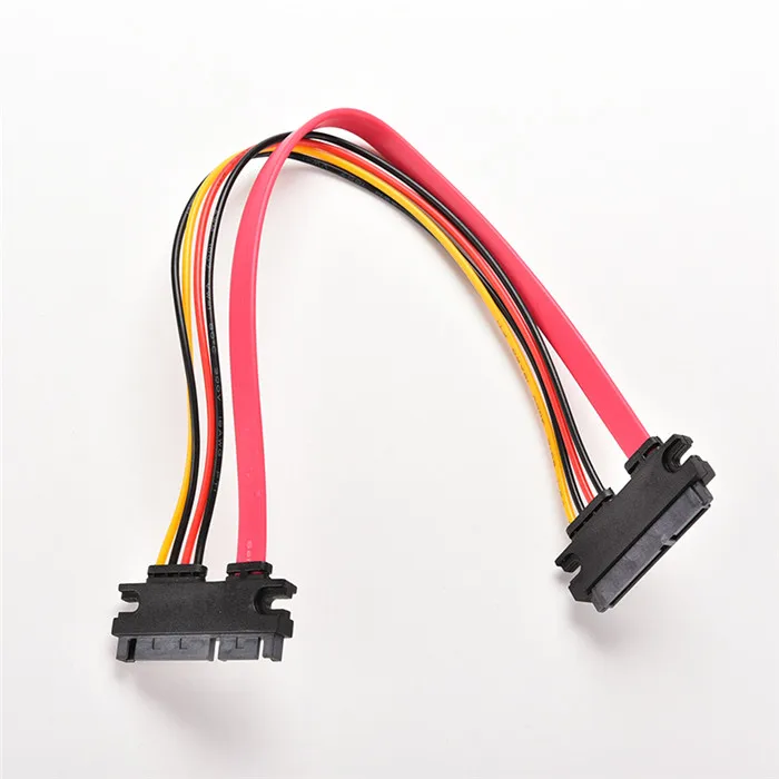 Hot Male To Female 7+15 Pin Hdd Extension Sata Data Power Cable - Buy ...