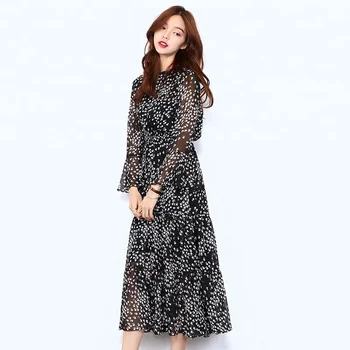 Custom Fashion Korean Dress Elegant 