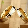 Wholesale 4mm 6mm Width Simple Couple Blank Wedding Ring for Women Men