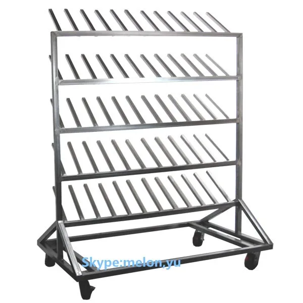 30-pair Stainless Steel Mobile Boot Rack For Clean Room Or Hospital ...