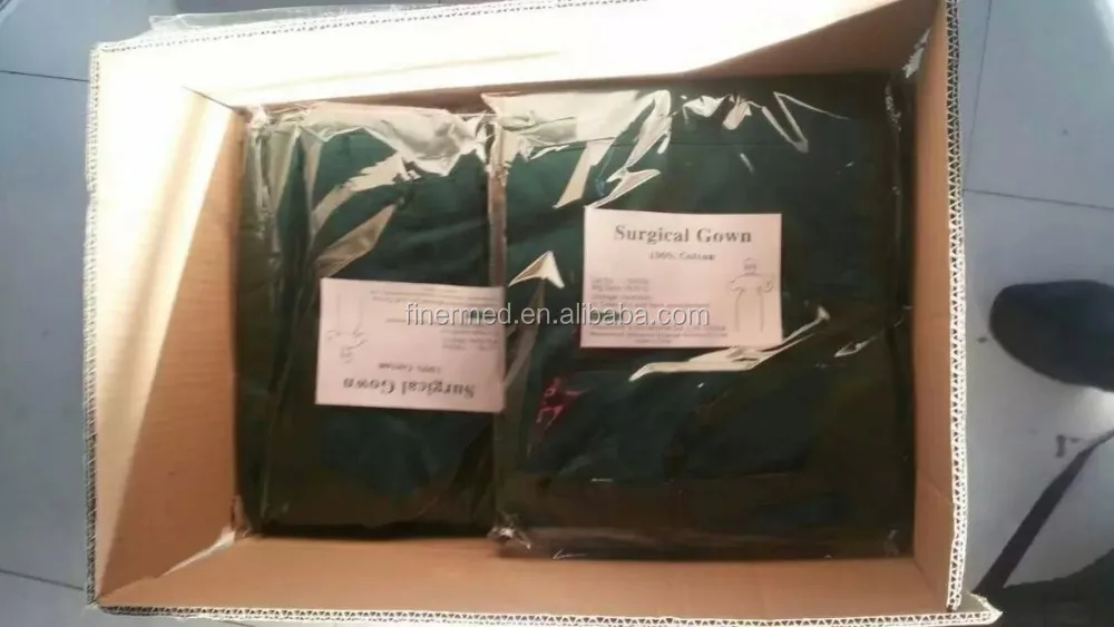 hospital medical washable Reusable autoclavable Operating Theater Cotton Surgical Gown