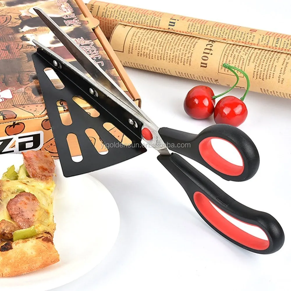 11 Inch Stainless Steel Pizza Scissors With Detachable Spatula - Buy ...