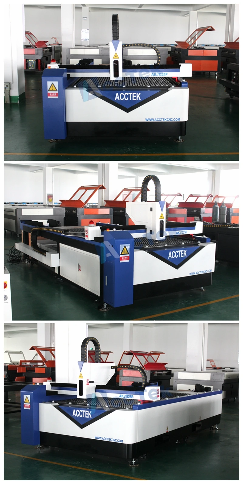 Stainless steel fiber laser cutting machine with 500w 750w fiber laser power supply