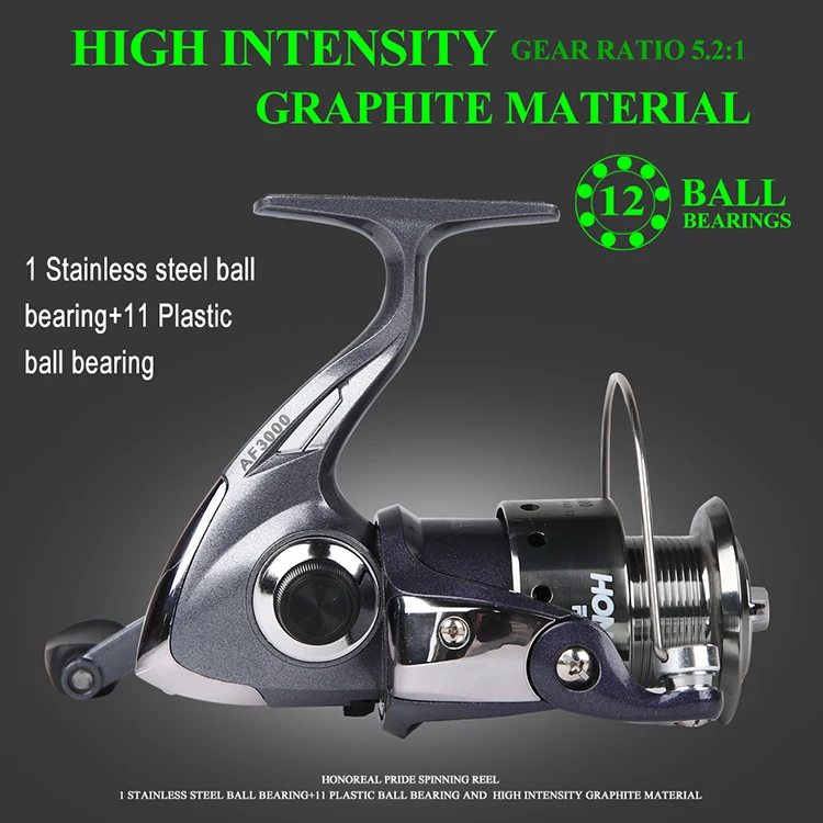 Aluminum Cnc Spool Stainless Steel 12bb Spinning Fishing Reels Made In
