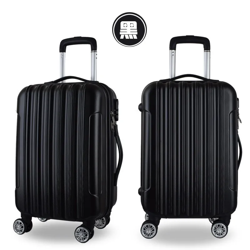 Abs Pc Luggage 2 Piece Set Pc+abs Suitcase With Lock 20 Inch 24 Inch 28