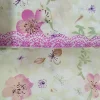 100% polyester Plain Style and Polyester Material mattress protector