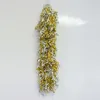 Decoration Party/Christmas/Easter gold metallic hanging tinsel/otdoor deco wreath