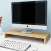 Computer display rack wooden LCD display base bracket office desktop storage rack