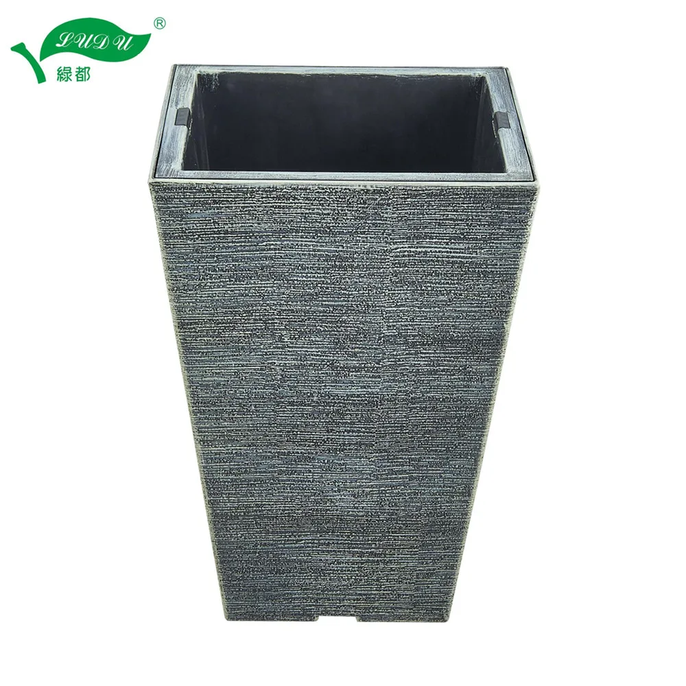 New Item Kd9941kd9943 Plastic Flower Pot With Inner Pot Self Watering