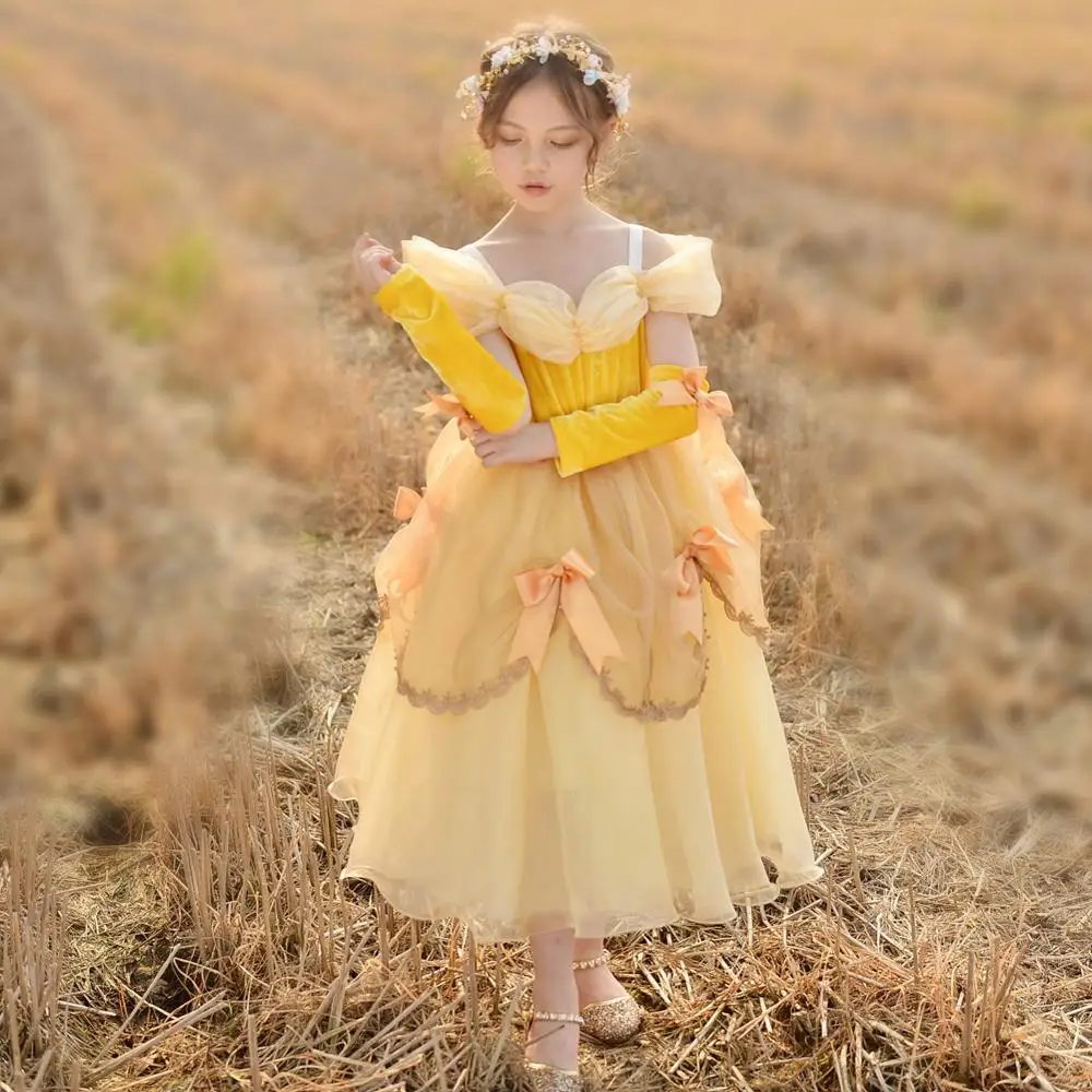 belle flower girl dress