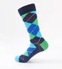 Drop-shipping 5 Colors Fancy Jacquard Pattern Crew Size Best Working Socks Men Custom