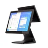Android Windows Dual screen POS System 15.6 Inch Touch Screen Rfid POS All In One Cash Register System